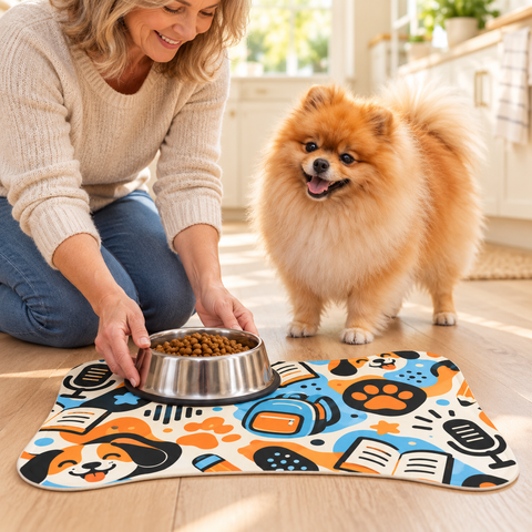Pawcast Puppy Club Feeding Mat