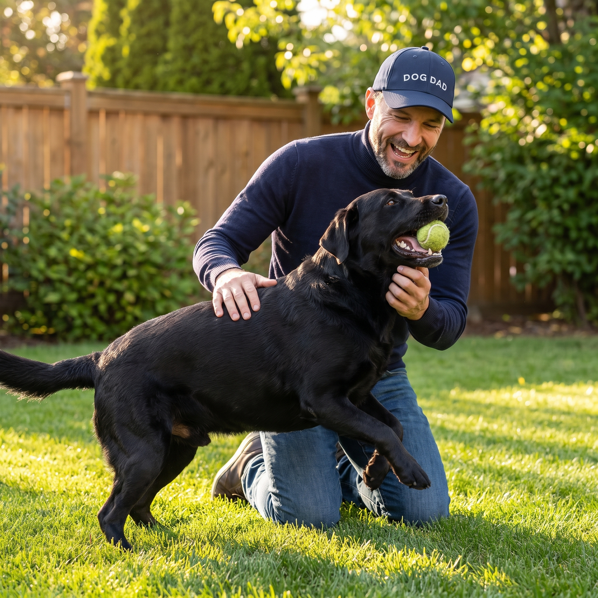 Dog Dad Embroidered Cap