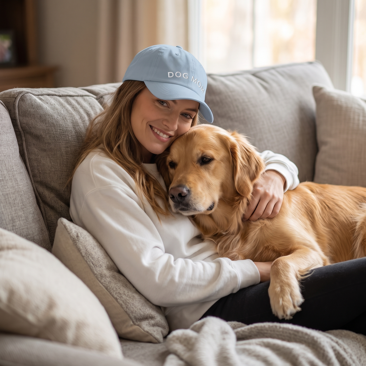 Dog Mom Embroidered Cap