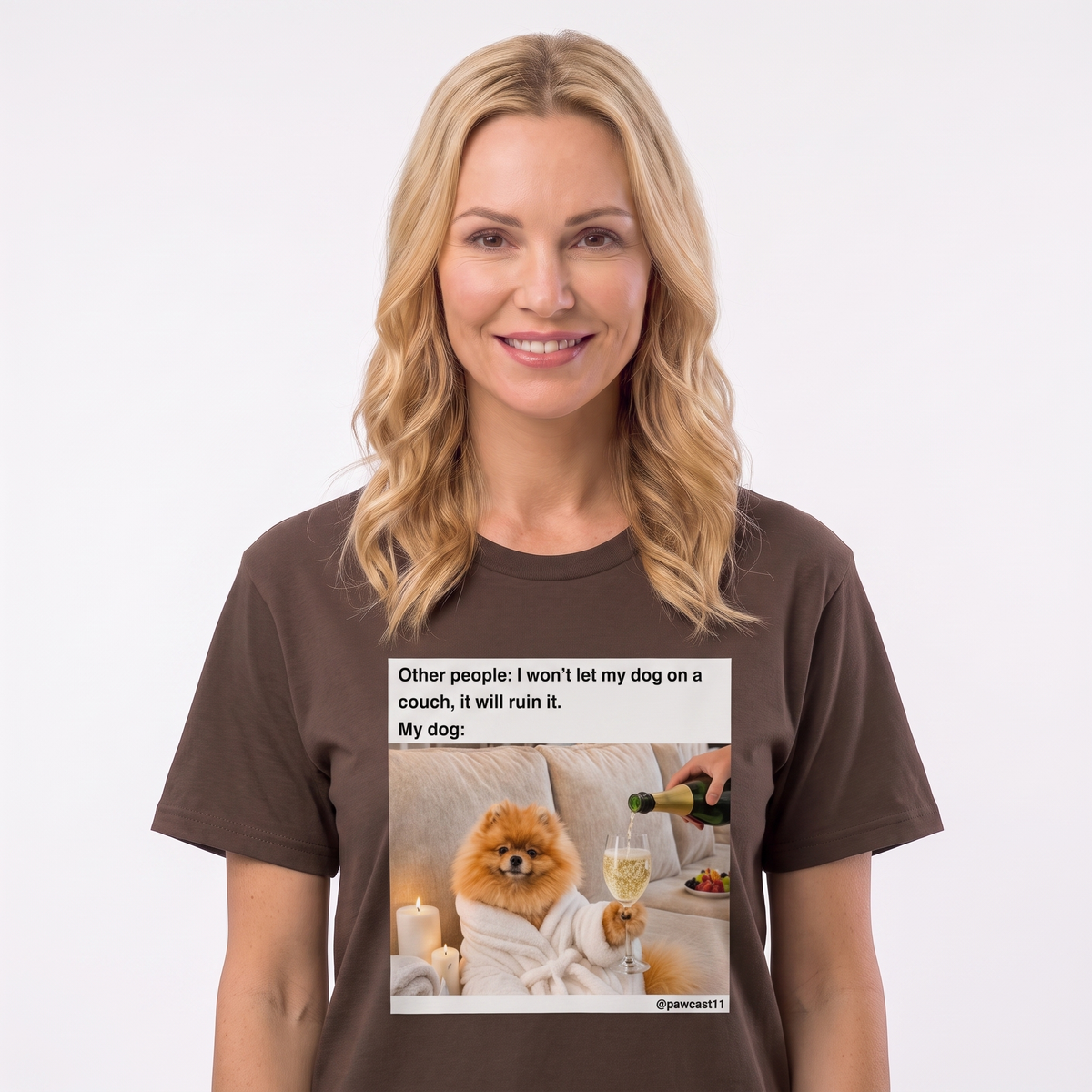 Luxury Couch Dog Pawcast Tee