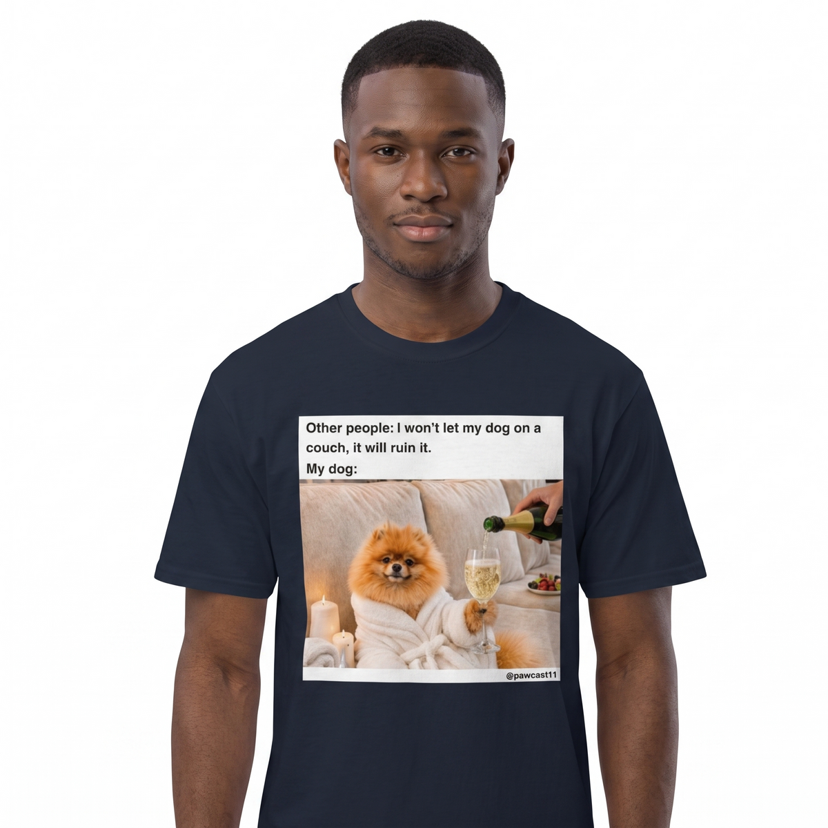 Luxury Couch Dog Pawcast Tee