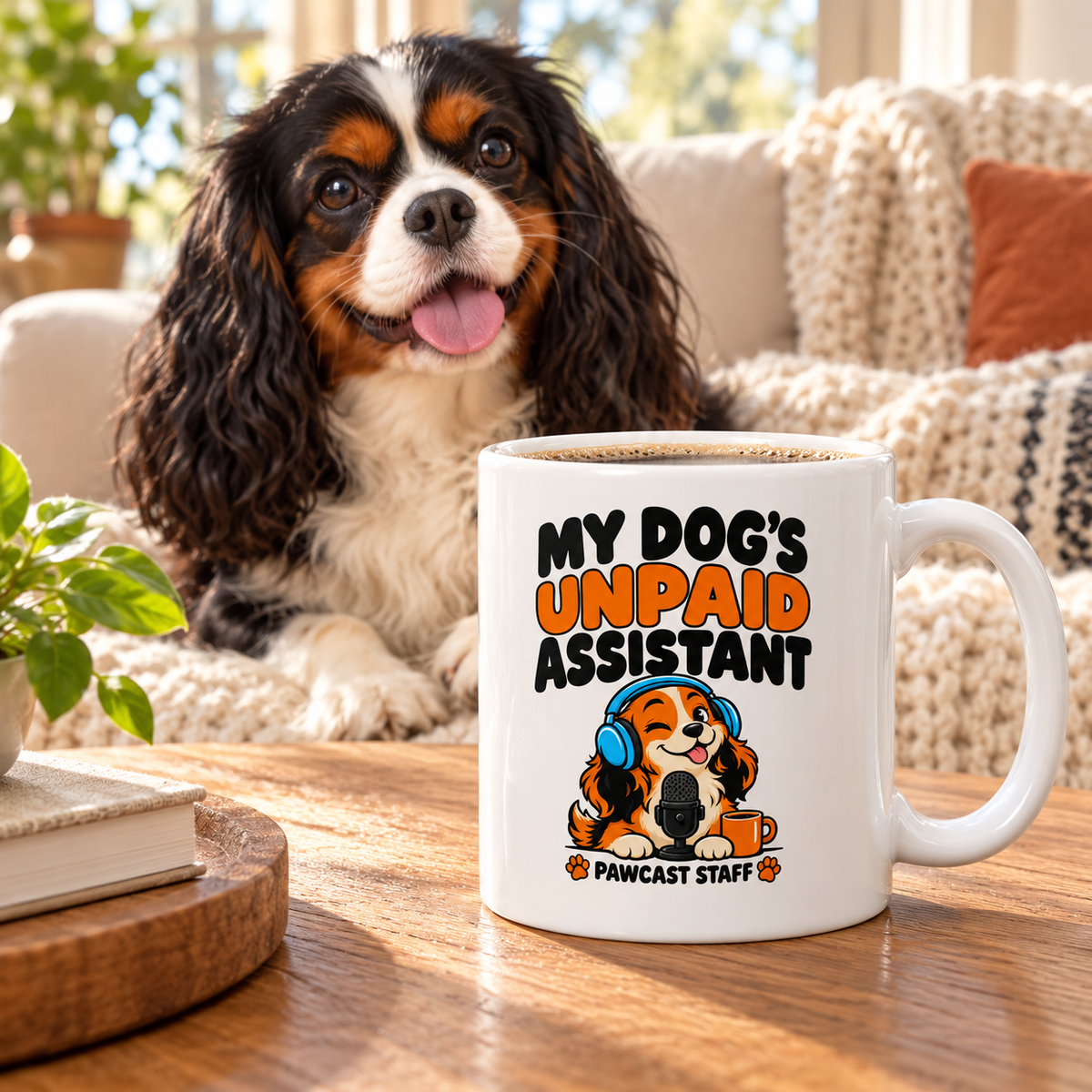 Pawcast “My Dog’s Unpaid Assistant” Mug