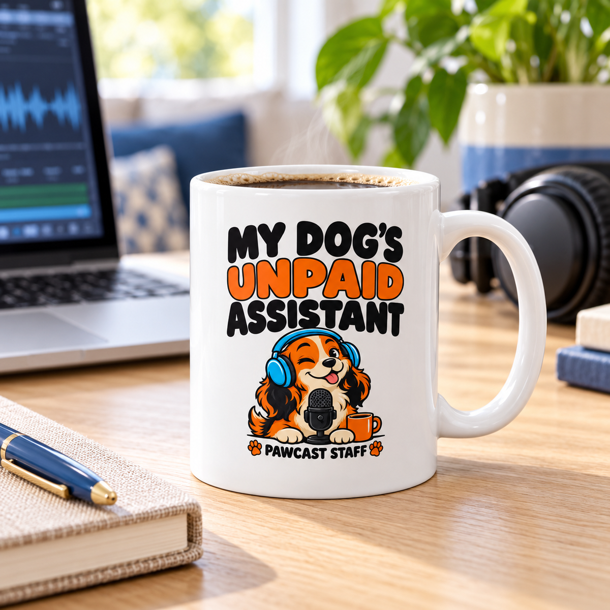 Pawcast “My Dog’s Unpaid Assistant” Mug