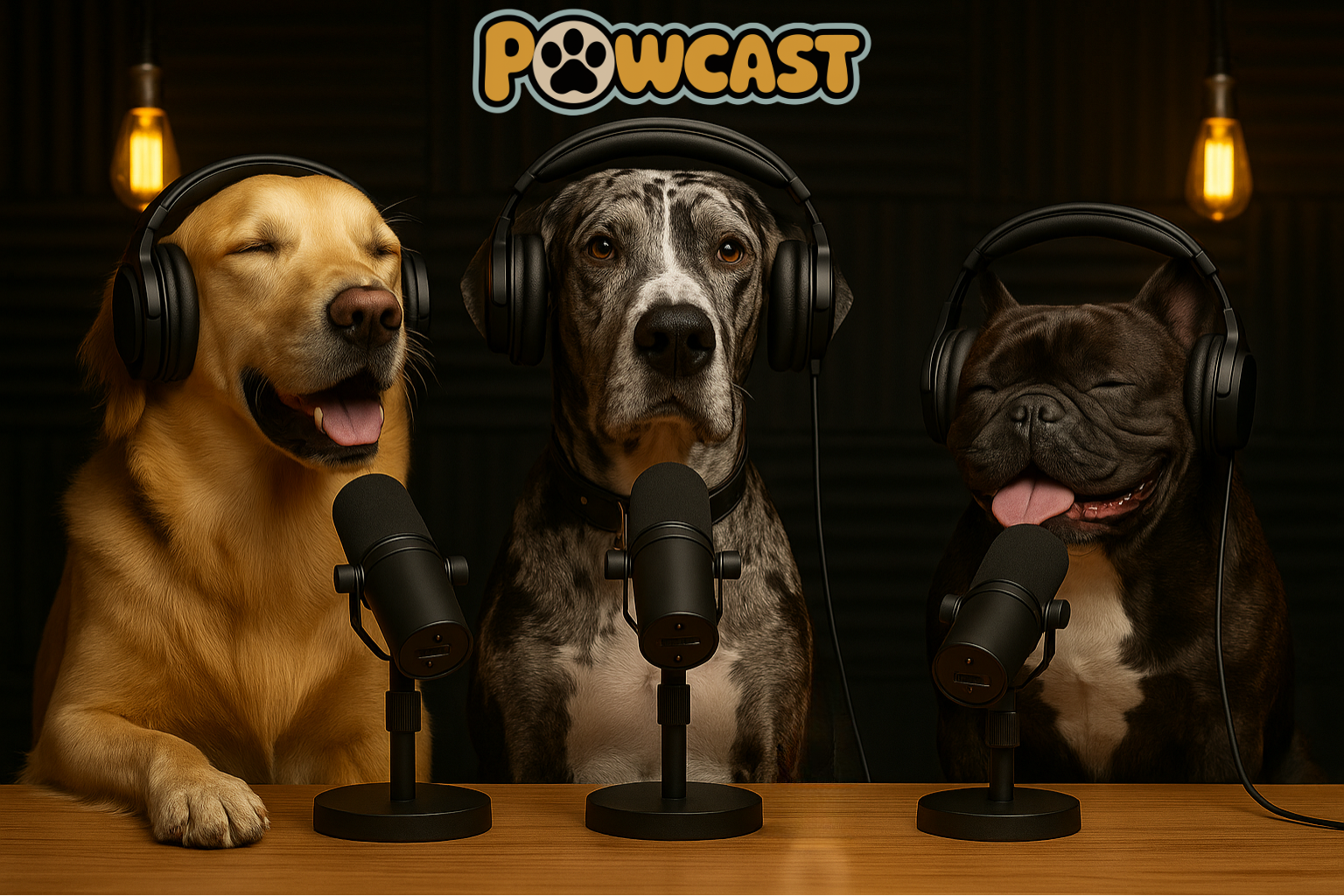 Dog photo turned into a custom Pawcast image keepsake