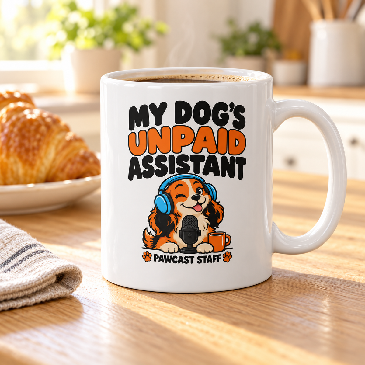Pawcast “My Dog’s Unpaid Assistant” Mug
