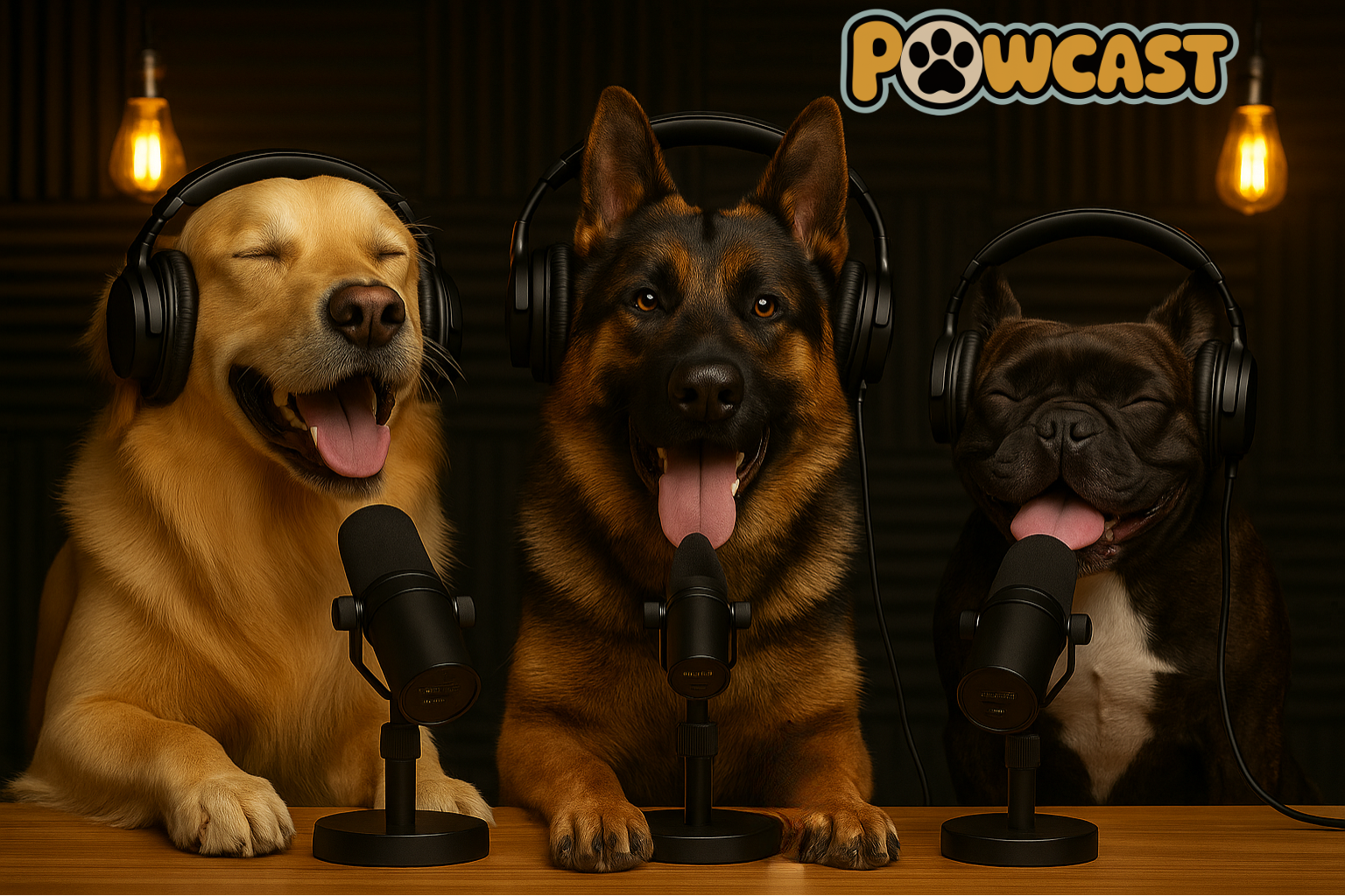Dog photo turned into a custom Pawcast image keepsake