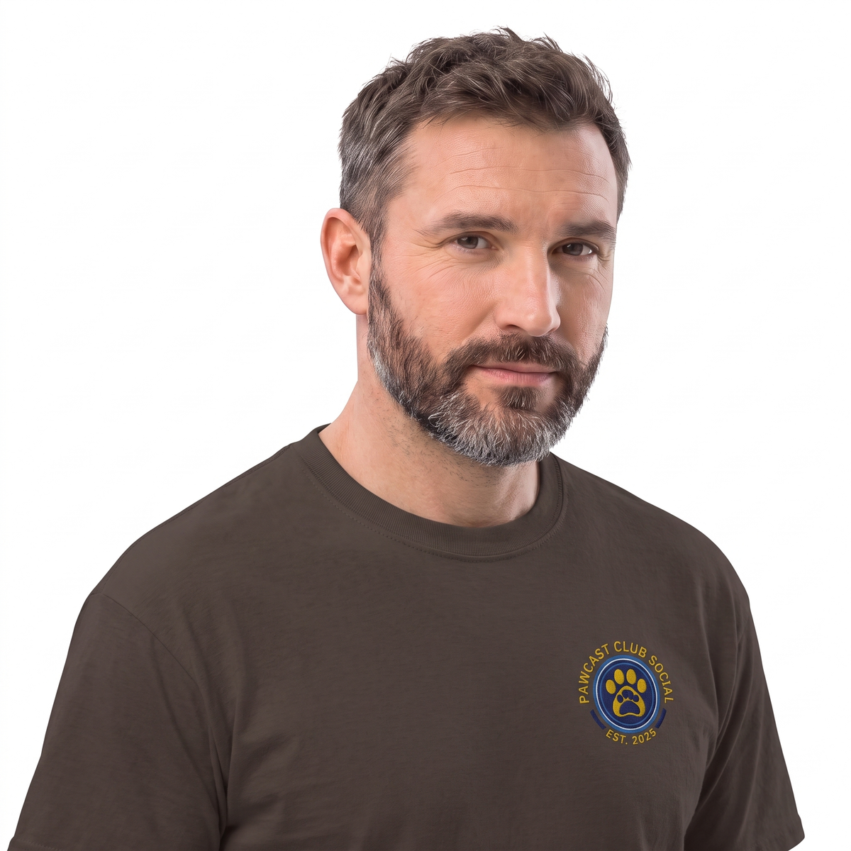 Pawcast Club Social™ Embroidered Tee