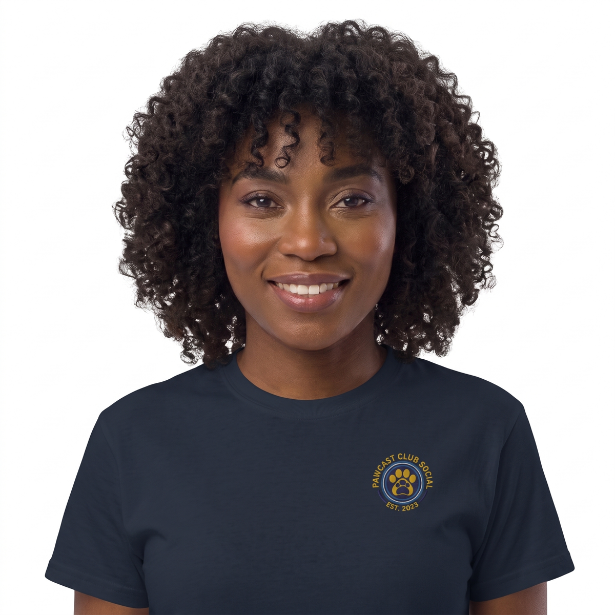 Pawcast Club Social™ Embroidered Tee
