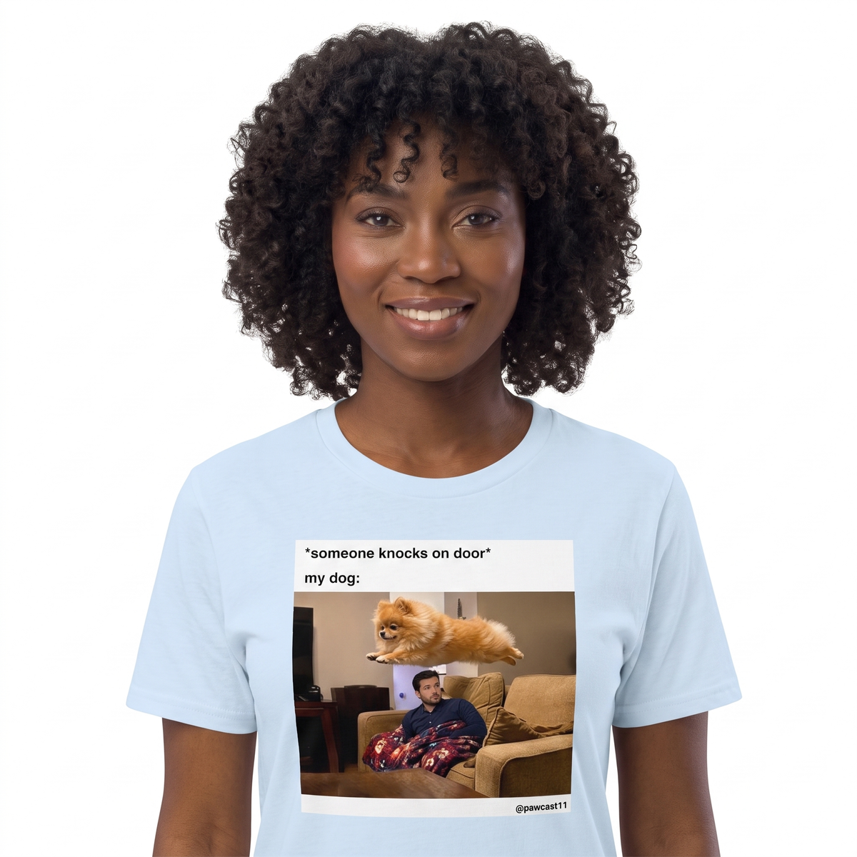Someone's at the Door Pawcast Tee