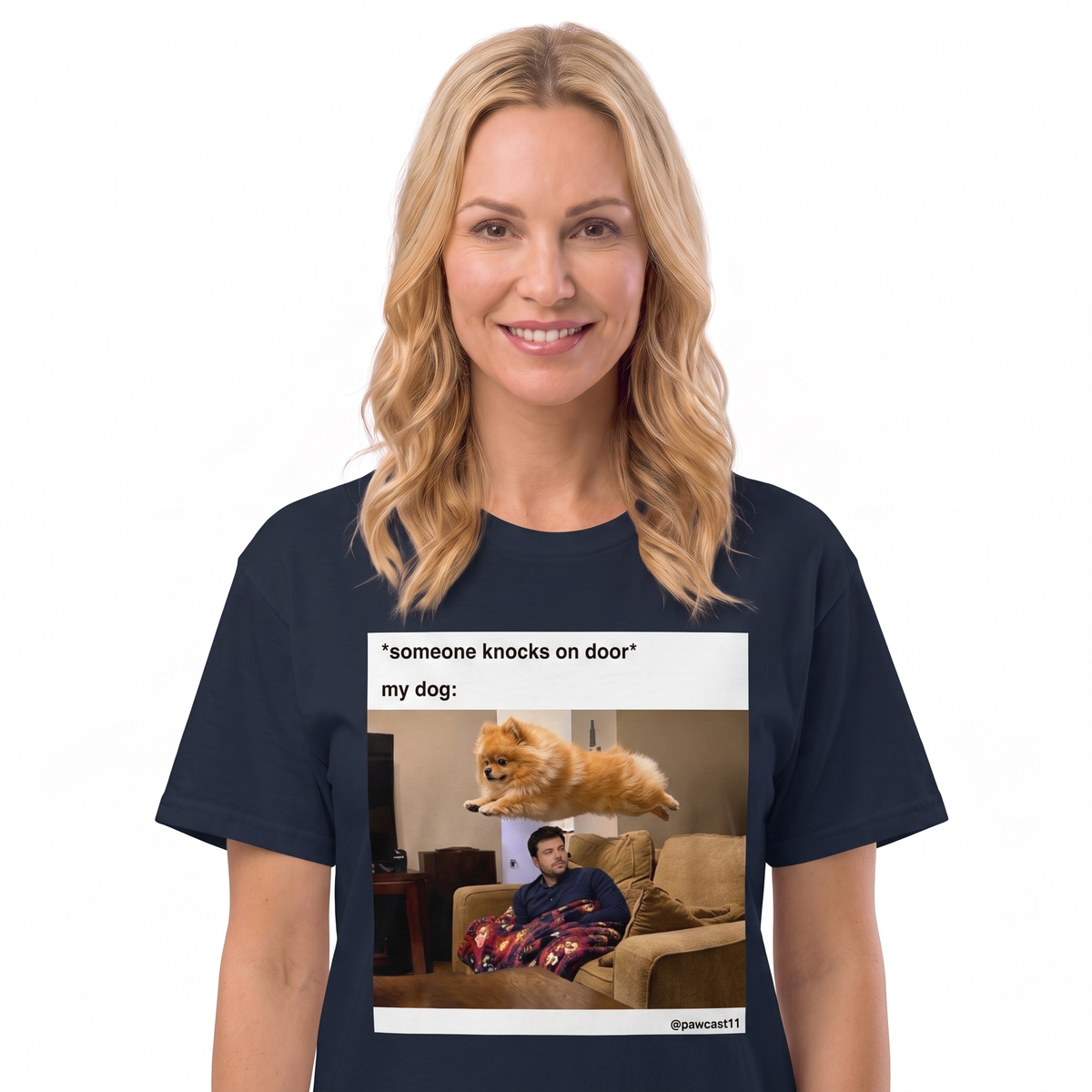 Someone's at the Door Pawcast Tee