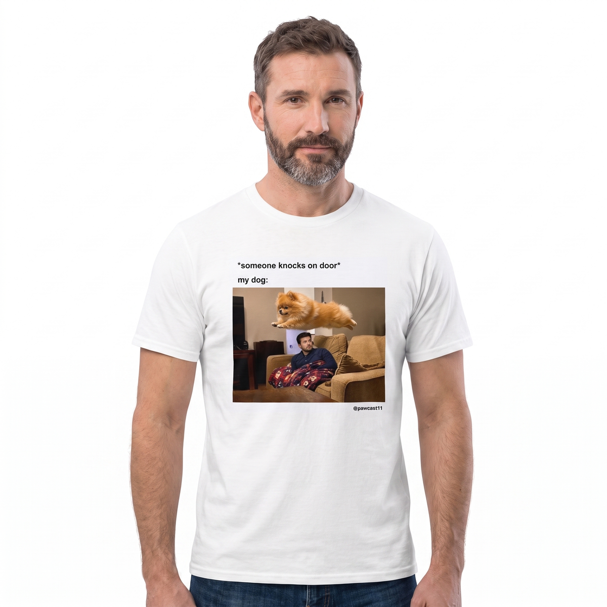 Someone's at the Door Pawcast Tee