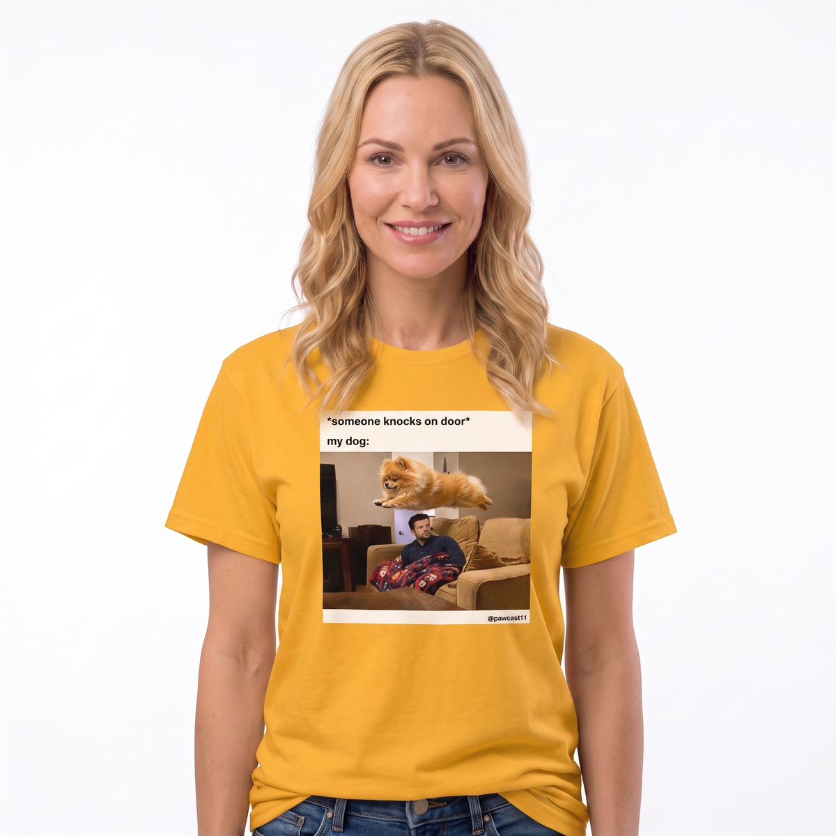 Someone's at the Door Pawcast Tee