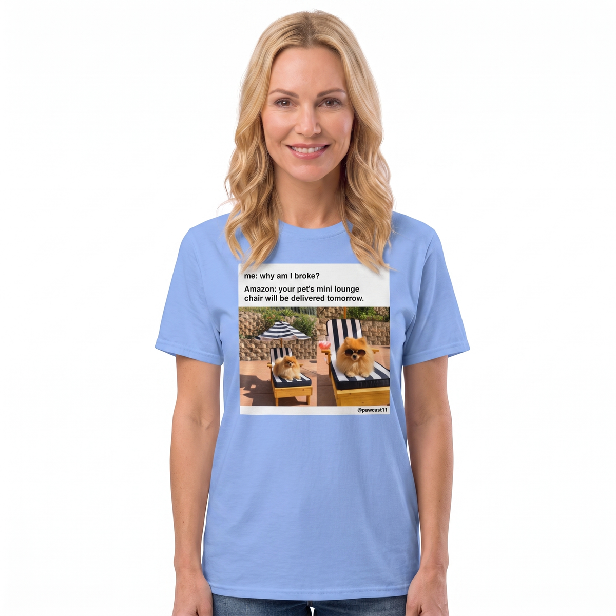 Why Am I Broke? Pawcast Tee